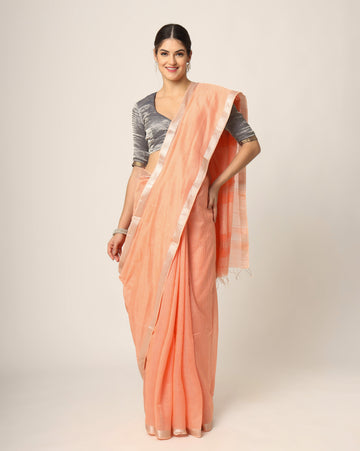 Peace Check Maheshwari Silk Cotton