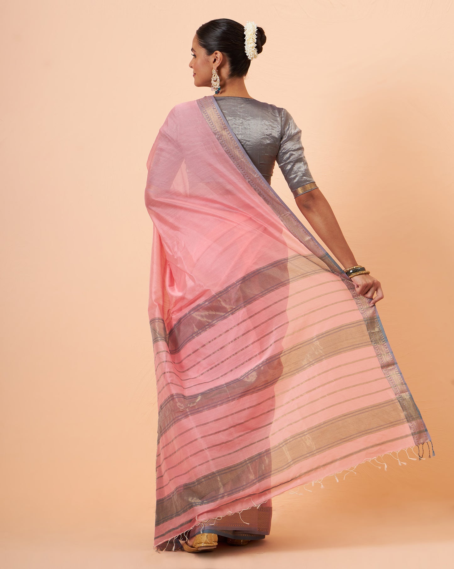 Peace Maheshwari Handwoven Silk Cotton Saree