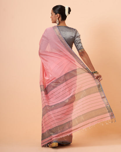 Peace Maheshwari Handwoven Silk Cotton Saree